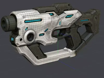 Quantum Talon Low-poly 3D model