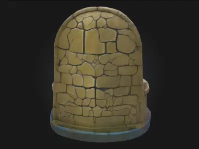 Mystical Fountain of the Sea Serpent  Waters of Legend and Power 3D model
