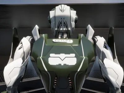 Human robot 3D model