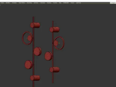 LIDVOR SCONCE Low-poly 3D model