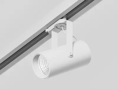 Track light HOKASU Tube Clip TR2 Free 3D model