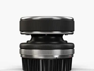 Lensbaby Composer Double Glass 50mm lens Low-poly 3D model