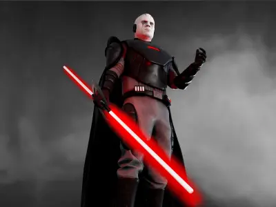 Grand Inquisitor Low-poly 3D model