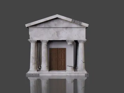 Little Bank Low-poly 3D model