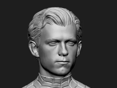 Tom Holland Spider-Man 3D print model 3D print model