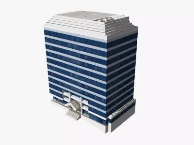 193 North Quay Low-poly 3D model