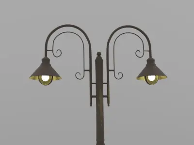street lamp post 3D model