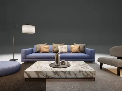 DH STUDIO Furniture Collection 11 Low-poly 3D model