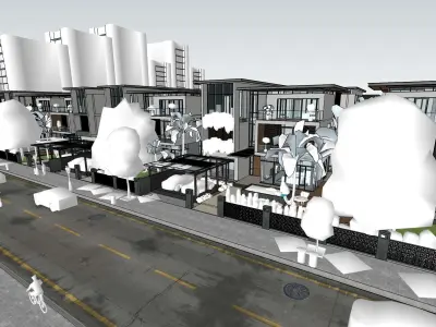 Luxury Modern Villa Exterior Design  3D model