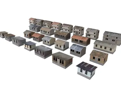 House Generic home generic Indonesian Low-poly 3D model
