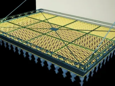 Wrought iron Canopy 3D model