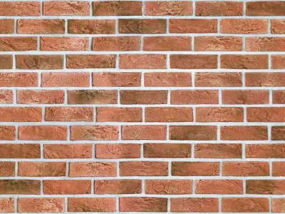 house brick wall texture Low-poly 3D model