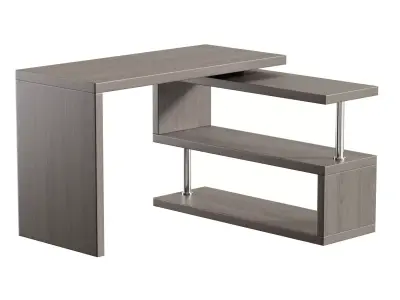 The Creator desk is light brown 3D model