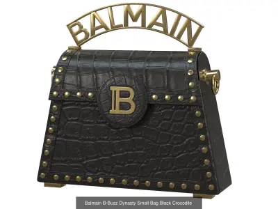 Balmain B-Buzz Dynasty Small Bag 3D Model Pack