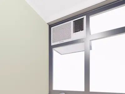 Window Air-Conditioner Free 3D model