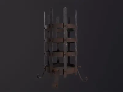 Dungeon Brazier 3D Model Low-poly 3D model