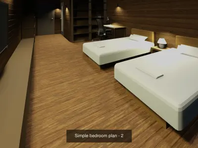 Interior plan 3D Model Pack