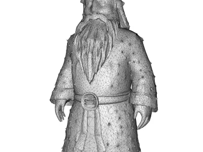 Elderfolk Fantasy Collection 4 Variants - High-Poly Kitbash 3D print model