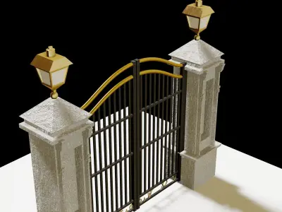 Gate Architectural 3D model