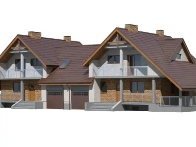Cottage 018 3D model