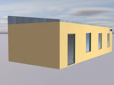 Public toilet Low-poly 3D model buy