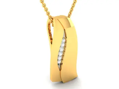 Women Pendant 3DM STL OBJ FBX Render Details 3D print model