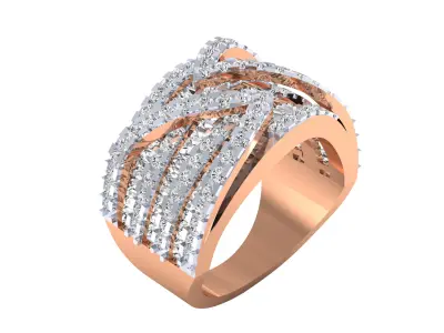 Women Ring Render 3dm STL MTL SLC JCD OBJ FBX Details 3D print model 36