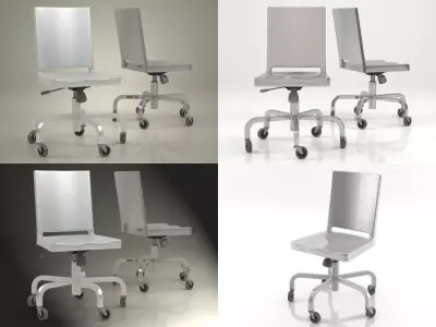 Hudson desk chair 3D model