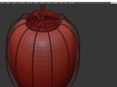 Ephron Pendant Low-poly 3D model