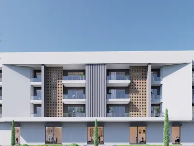 Residence apartment Low-poly 3D model