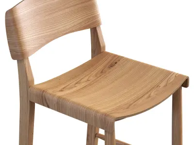 Temple and Webster Kobe Barstool 3D model