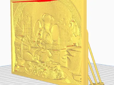 Mouse Chef 3D print model