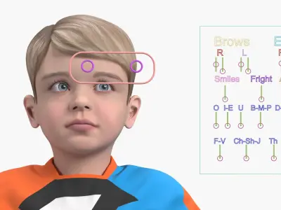  KTM Youth Motocross Bike Rider Full Gear Rigged 