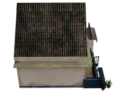 Indonesia Heritage House 7 Low-poly 3D model