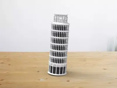 Pisa Tower 3D print model
