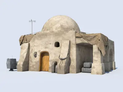 Tatooine Set - 01 3D model