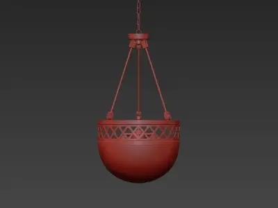 Chandelier Bistroquette 3D model