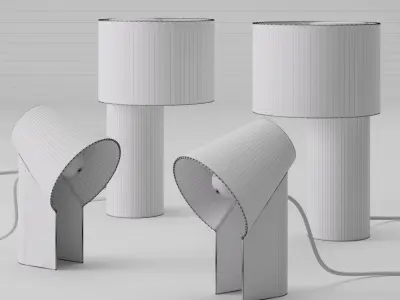 Study and Tangent Table Lamp by Woud 3D model