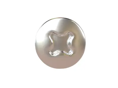 Screw v5 002 Low-poly 3D model