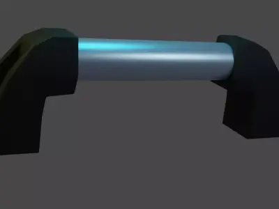 HANDLE tube with light 3D model