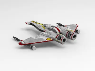 Star wars liberator class space ship 3D print model