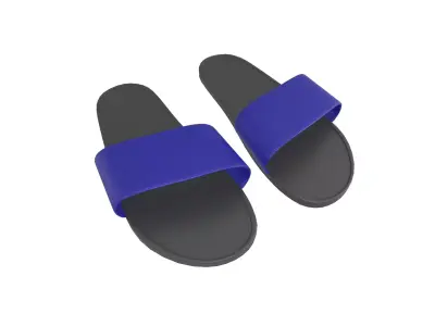 Flip Flops v5 012 Low-poly 3D model