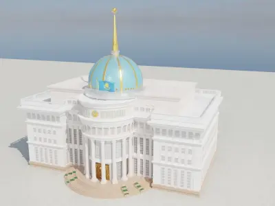 Ak Orda Presidential Palace 3D model