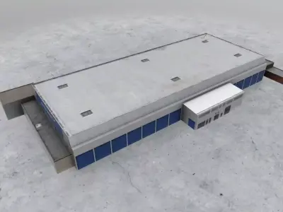 EGKK Storage 1 Low-poly 3D model