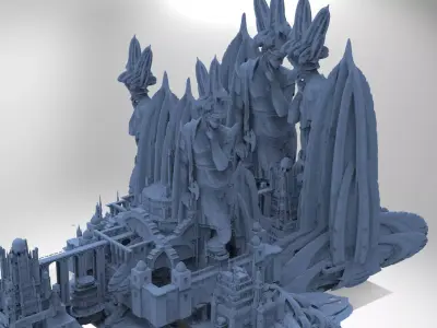 Coral City Atlantis series  3D model