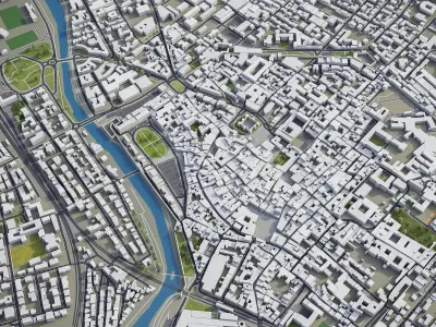 Prato Low-poly 3D model