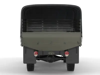 Generic Military Truck 01 3D model