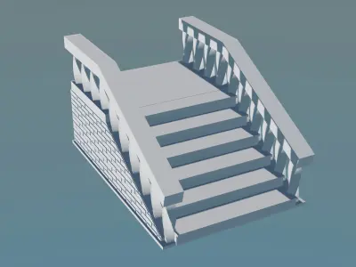 Modern Staircase Designs for Homes 3D print model