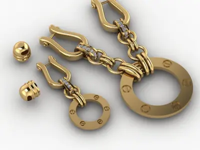 pendantearring 3D print model