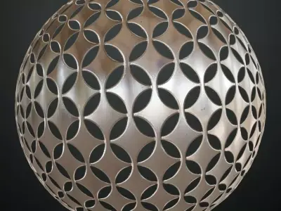Silver Metal Grill Transparent PBR Seamless Texture shop